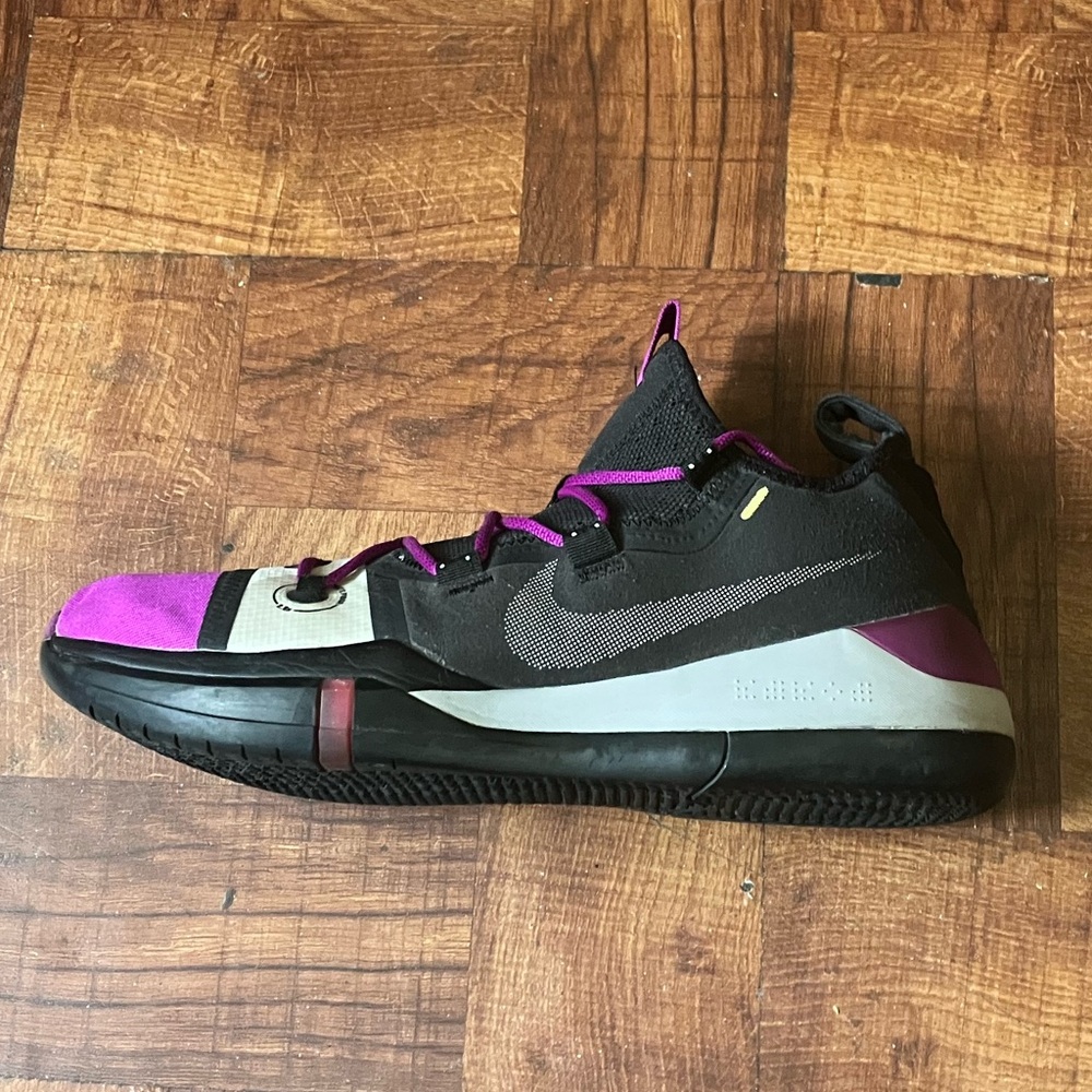 Nike KOBE AD Exodus 2018 LA LAKERS  Purple Black Mamba Grey AV3555-002 Sz 13 - Picture 5 of 16
